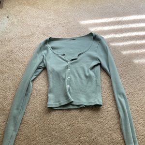 Pacsun green long sleeve